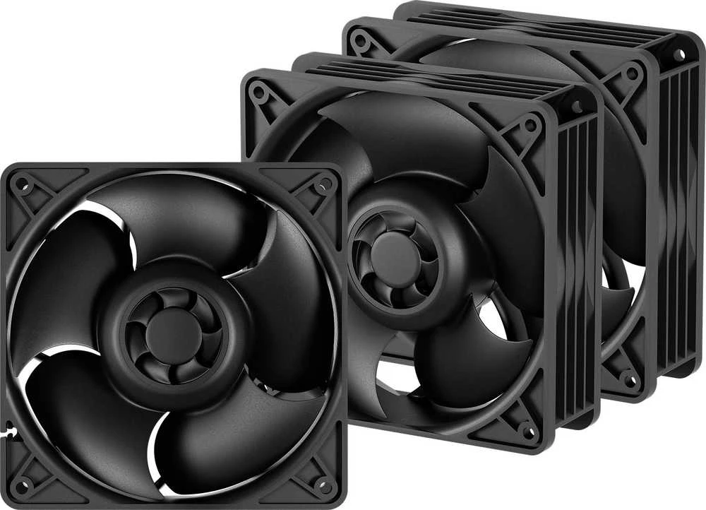 ARCTIC S12038-8 serverio ventiliatoriai, 4-pin, 120mm, 3 vnt.