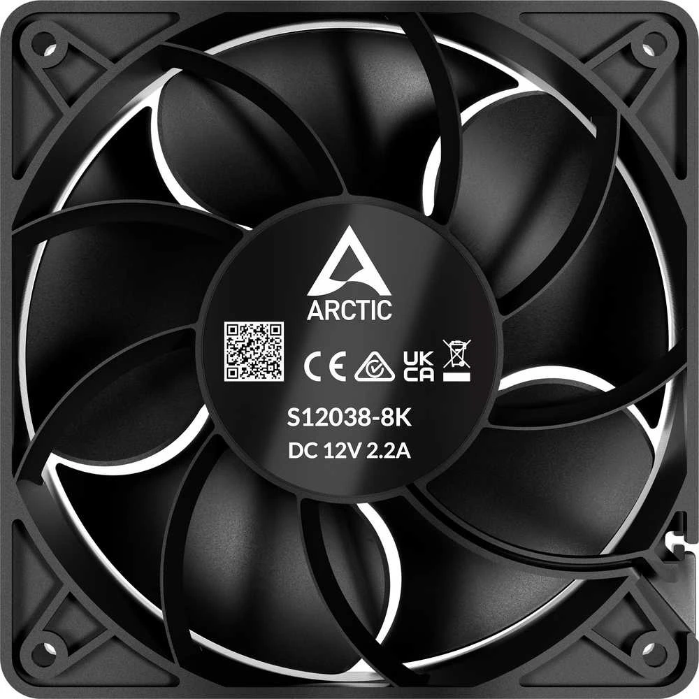 ARCTIC S12038-8 serverio ventiliatoriai, 4-pin, 120mm, 3 vnt.