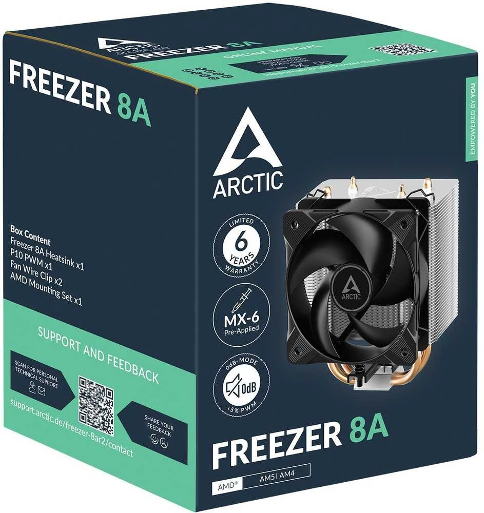 ARCTIC Šaldiklis 8A procesoriaus aušintuvas