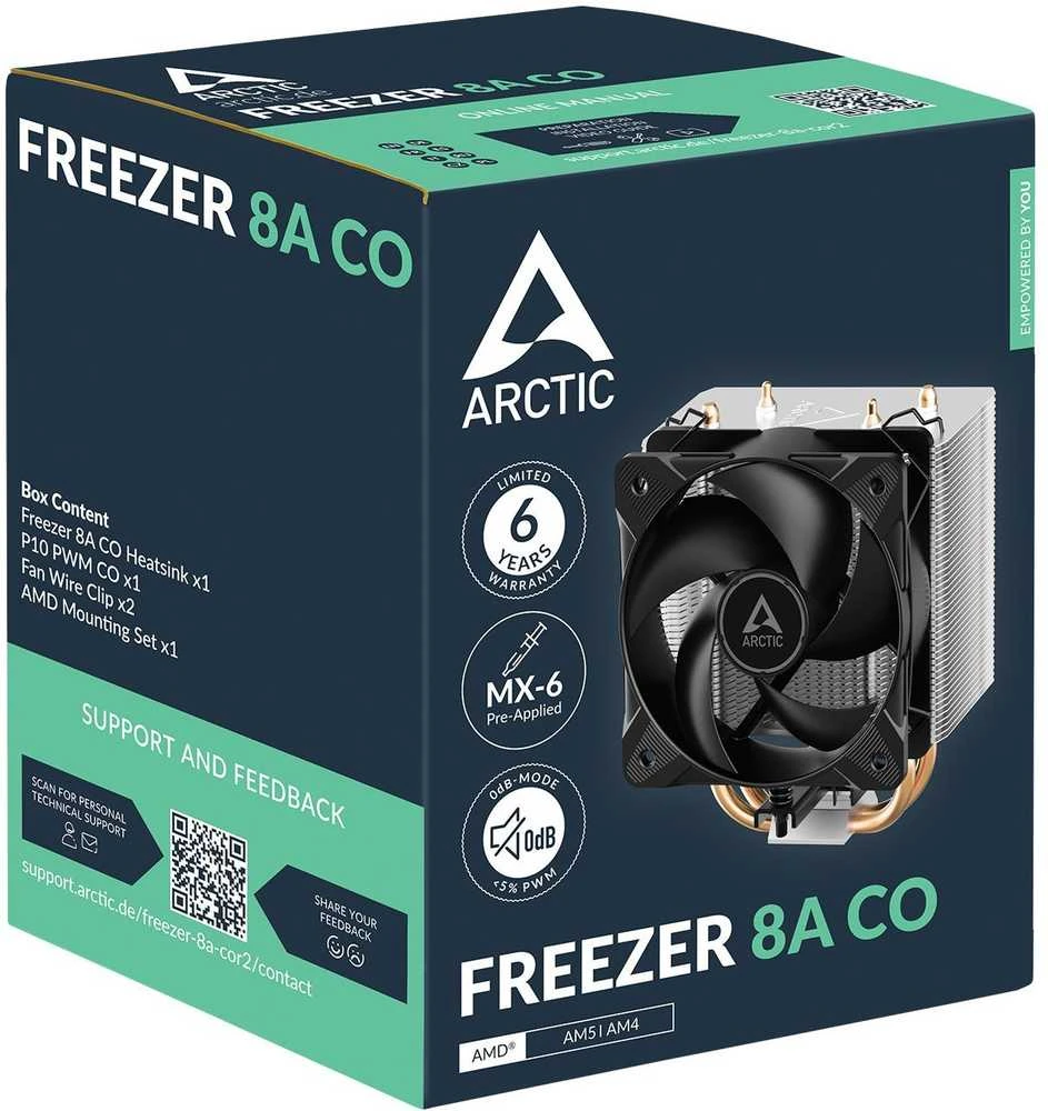 ARCTIC Šaldiklis 8A CO procesoriaus aušintuvas