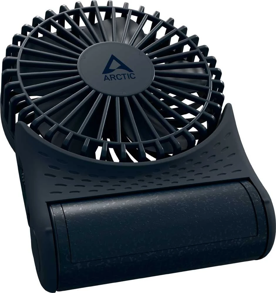 Arctic Cooling ARCTIC Summair 2Go - galingas nešiojamas ventiliatorius su ypač ilga baterijos veikimo trukme, Tamsiai mėlyna, 9,1 cm, 1 ventiliatorius(-iai), 77 val., Nešiojamas ventiliatorius, 1 vnt.