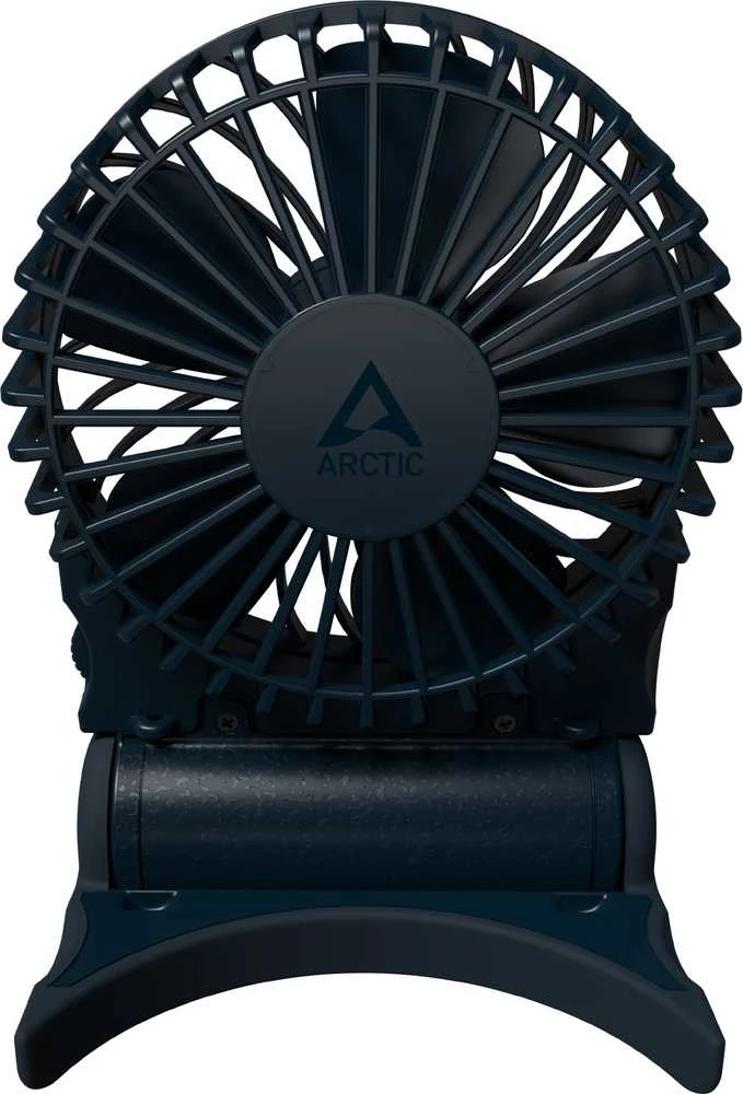 Arctic Cooling ARCTIC Summair 2Go - galingas nešiojamas ventiliatorius su ypač ilga baterijos veikimo trukme, Tamsiai mėlyna, 9,1 cm, 1 ventiliatorius(-iai), 77 val., Nešiojamas ventiliatorius, 1 vnt.