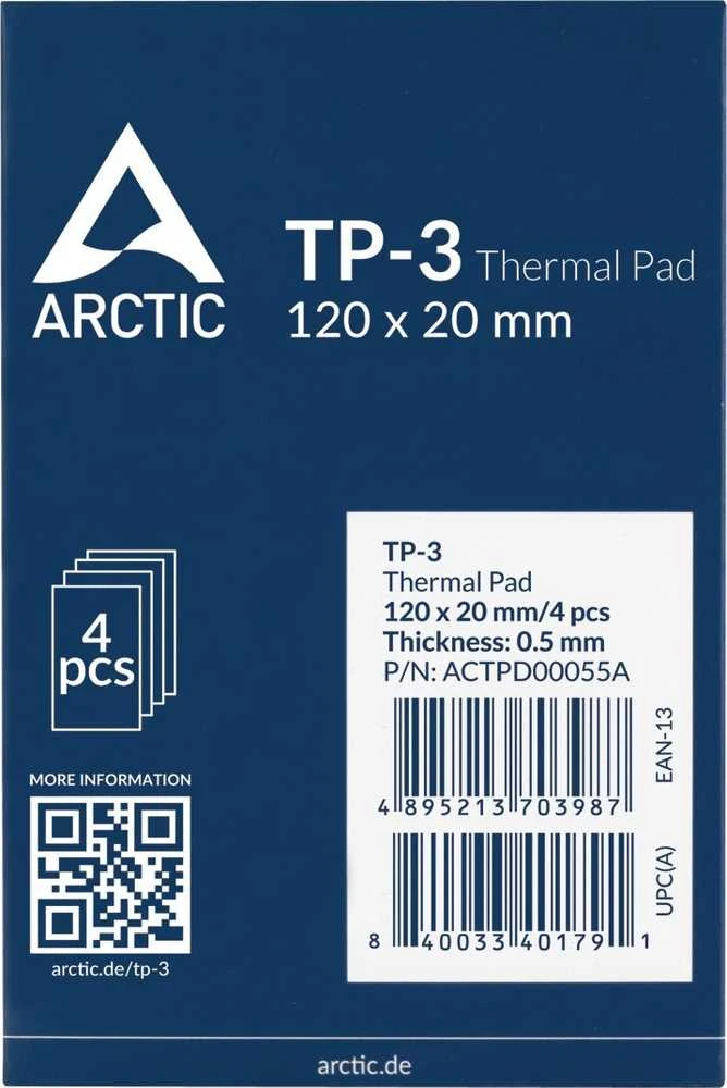 Termo padėklas ARCTIC TP-3 120x20x0.5mm, 4 vnt.