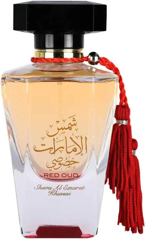 Ard Al Zaafaran Shams Al Emarat Khususi- Raudona Oud EDP parfumuotas vanduo unisex, 100 ml