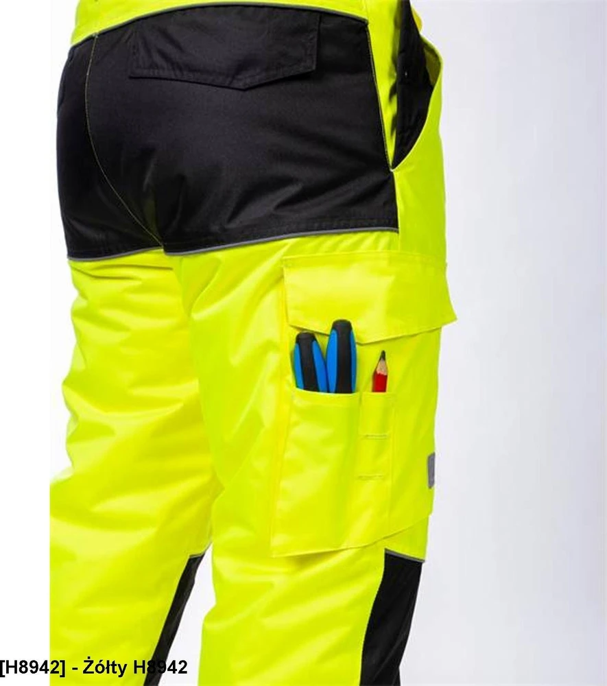 Darbinis puskombinezonis Ardon, juoda/geltona, XXL dydis