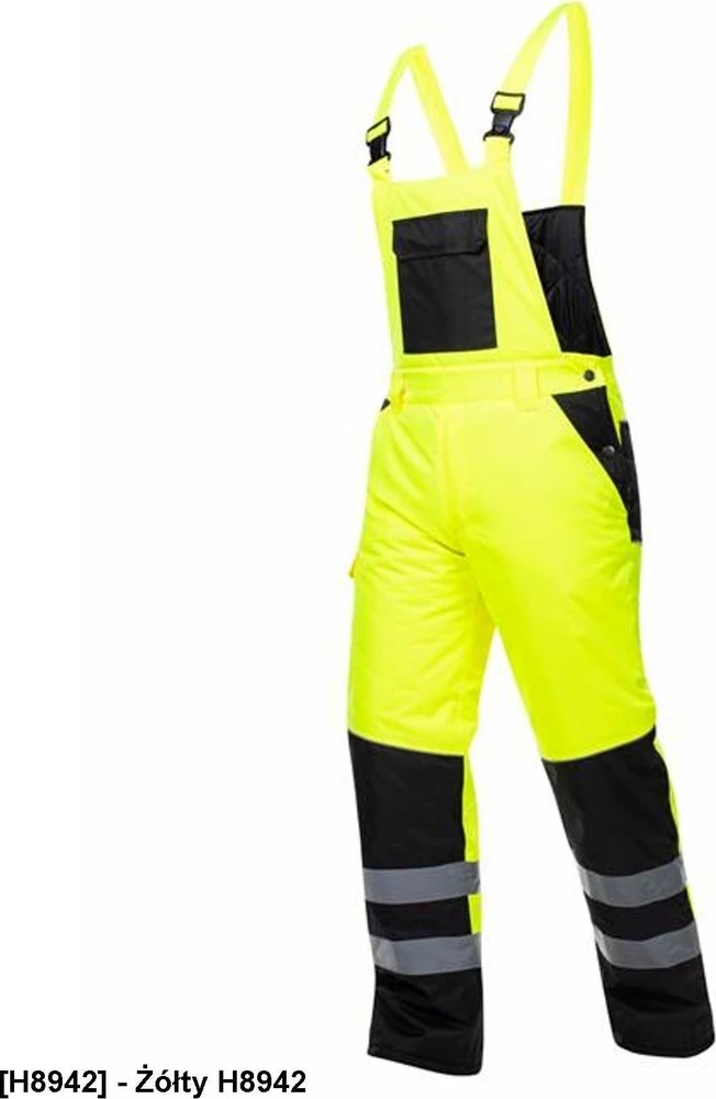 Darbinis puskombinezonis Ardon, juoda/geltona, XXL dydis