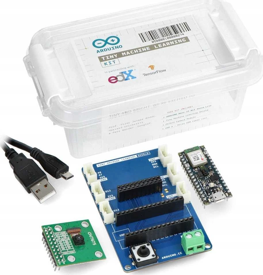 Arduino Tiny mašininio mokymosi rinkinys su Arduino Nano 33 BLE Sense Lite - AKX00028