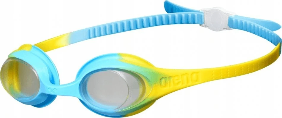 Vaikiški plaukimo akiniai Arena Spider Kids, mėlyni-geltoni