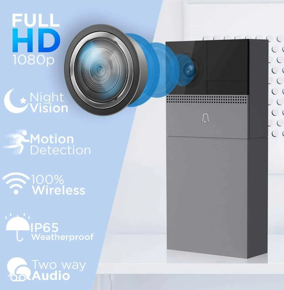 Dzwonek na baterie kamera Wifi Tuya Laxihub B1-TY