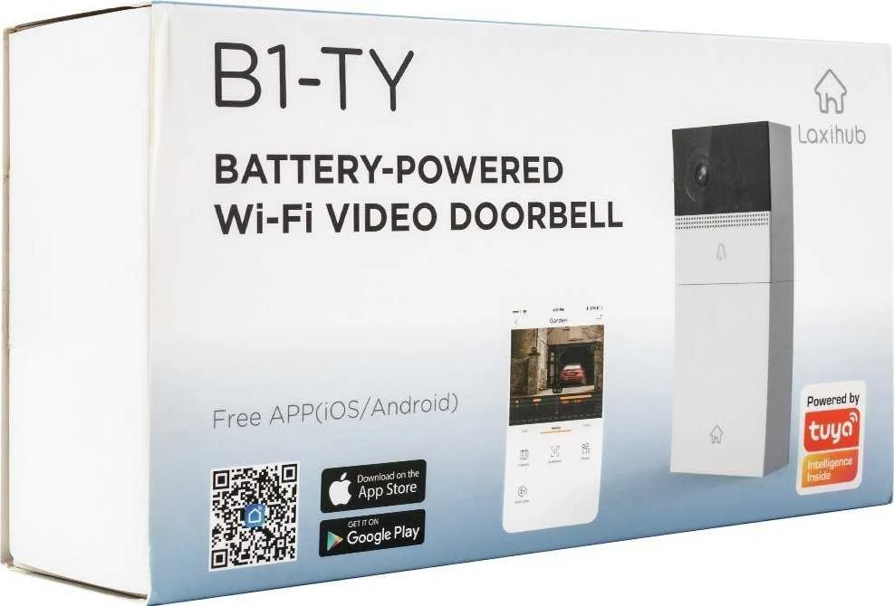 Dzwonek na baterie kamera Wifi Tuya Laxihub B1-TY
