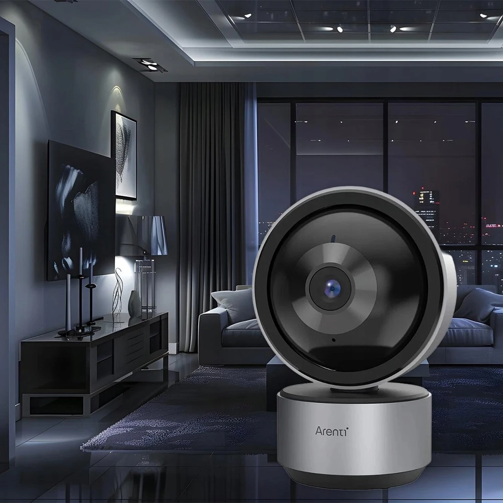 Arenti DOME1-N vidaus Wi-Fi stebėjimo kamera 5 MP su pasukimu ir naktiniu matymu
