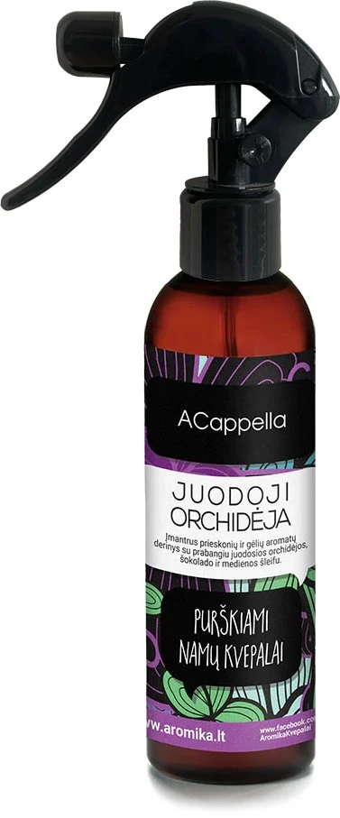 Purškiamas namų kvapas ACappella Juodoji orchidėja, 200 ml