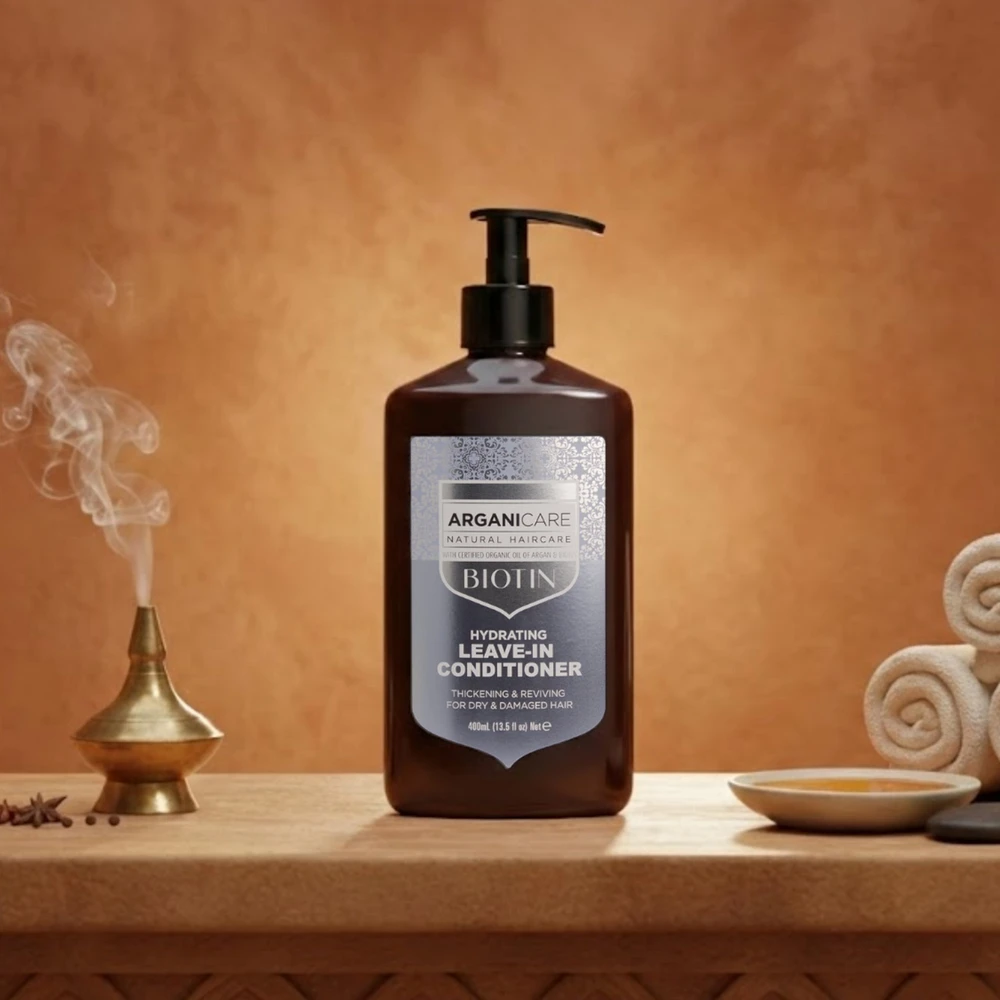 Arganicare Biotin Hair Leave-In Conditioner Revitalizing, 400 ml