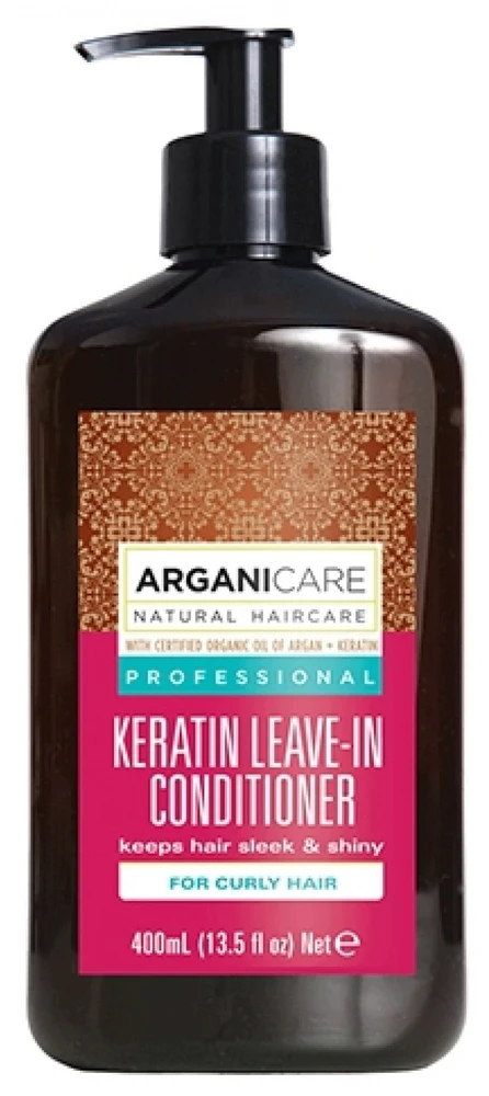 Arganicare Keratin Hair Leave-In Conditioner Shiny, 400 ml