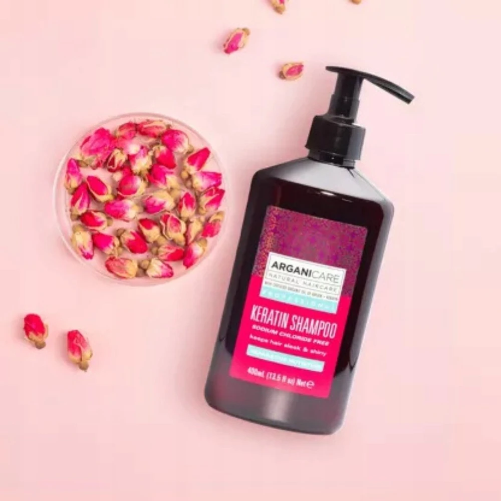 Arganicare Keratin Hair Šampūnas Repairing & maitininantis, 400 ml