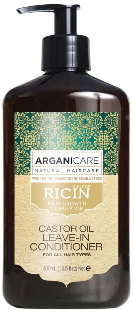 Arganicare Ricin Hair Leave-In Conditioner For Growth Stimulation, 400 ml