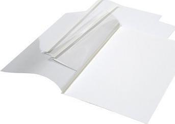 ARGO Aplankas terminiam įrišimu LUX A4, 2 mm, baltas (100 vnt.)