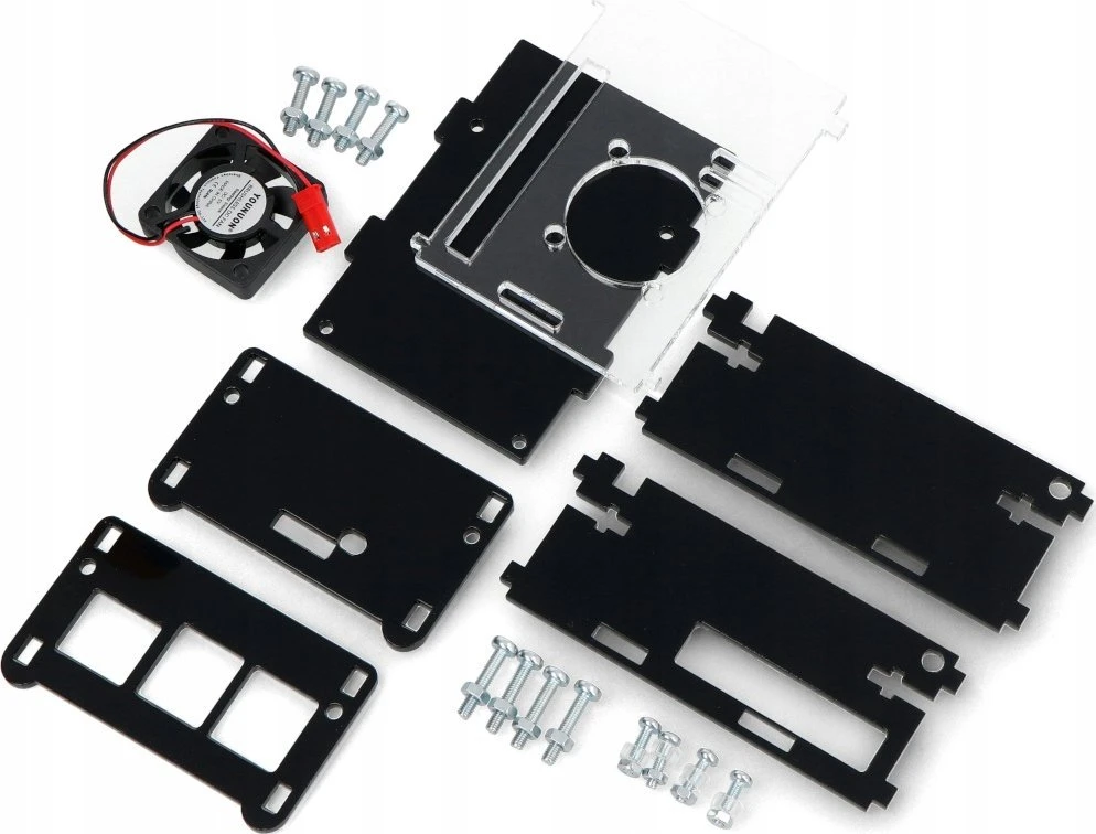 Argon Gravlaser Dėklas Raspberry Pi 5 su ventiliatoriumi – juodas