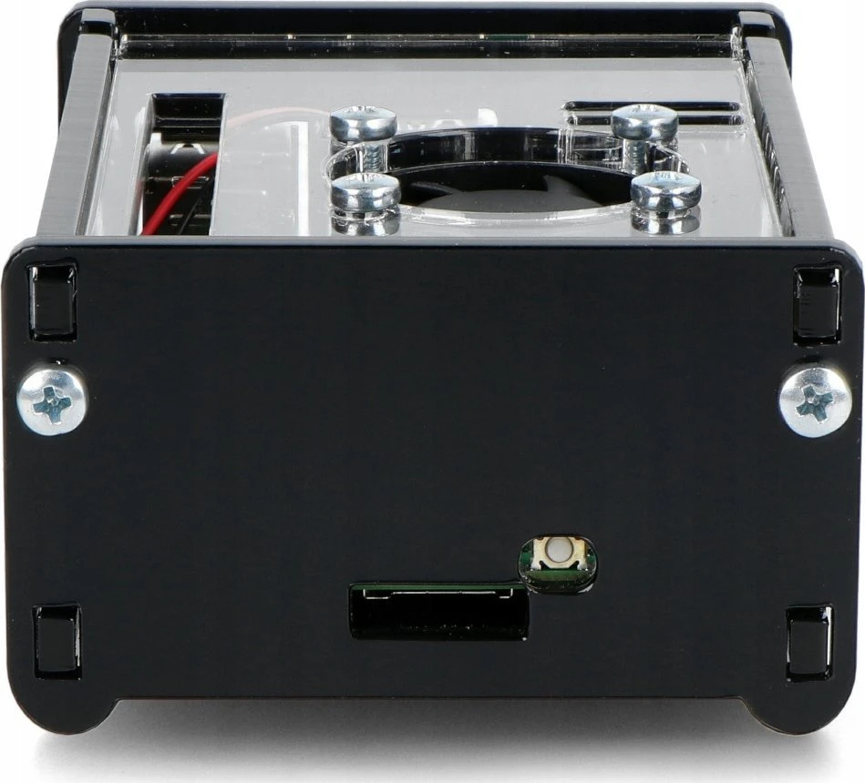 Argon Gravlaser Dėklas Raspberry Pi 5 su ventiliatoriumi – juodas