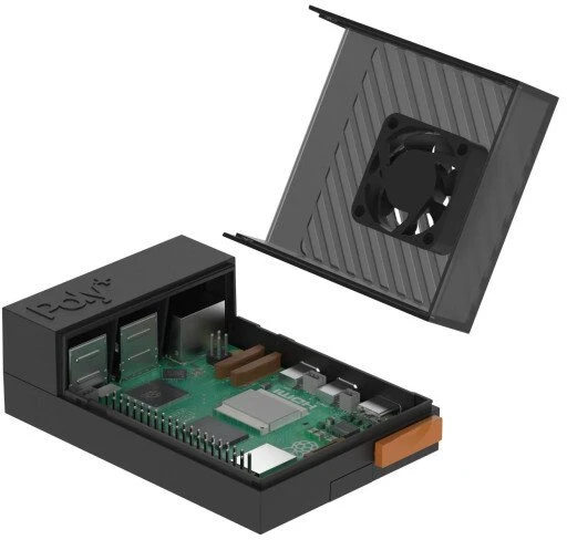 Argon40 Argon Poly+ 5 – ABS korpusas, skirtas Raspberry Pi 5 – juodas
