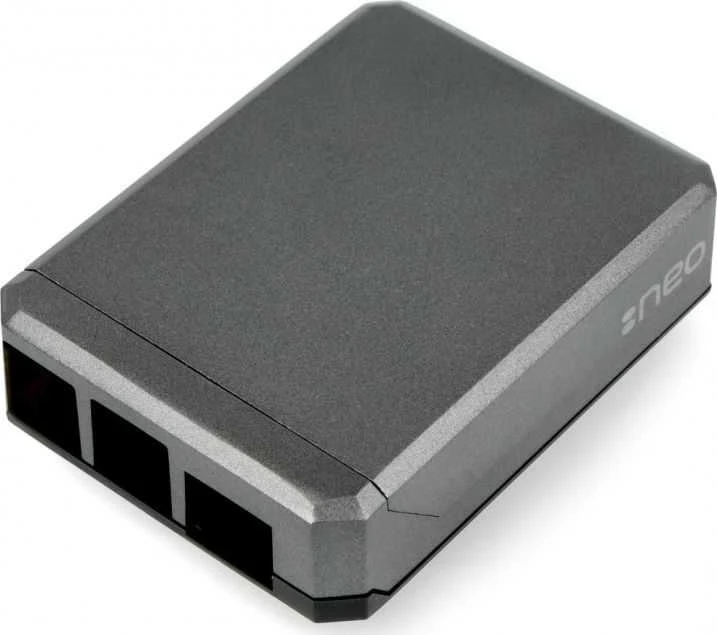Oem Raspberry Pi 4B aliumininė dėžutė Argon Neo - pilka