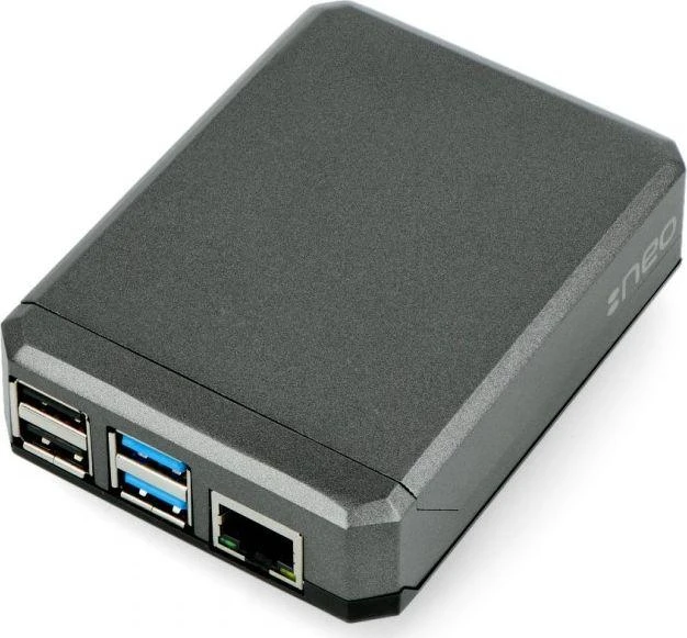 Oem Raspberry Pi 4B aliumininė dėžutė Argon Neo - pilka