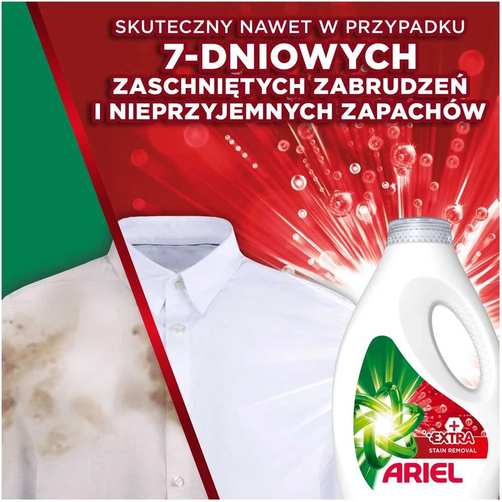 Skalbimo gelis Ariel Extra Stain Removal 50 Plovimų, 2 L