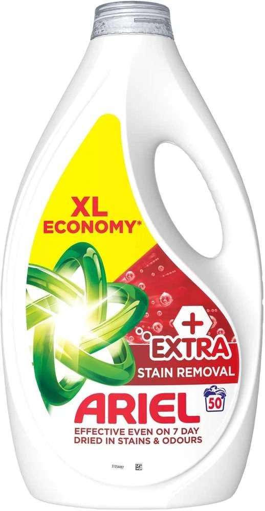 Skalbimo gelis Ariel Extra Stain Removal 50 Plovimų, 2 L