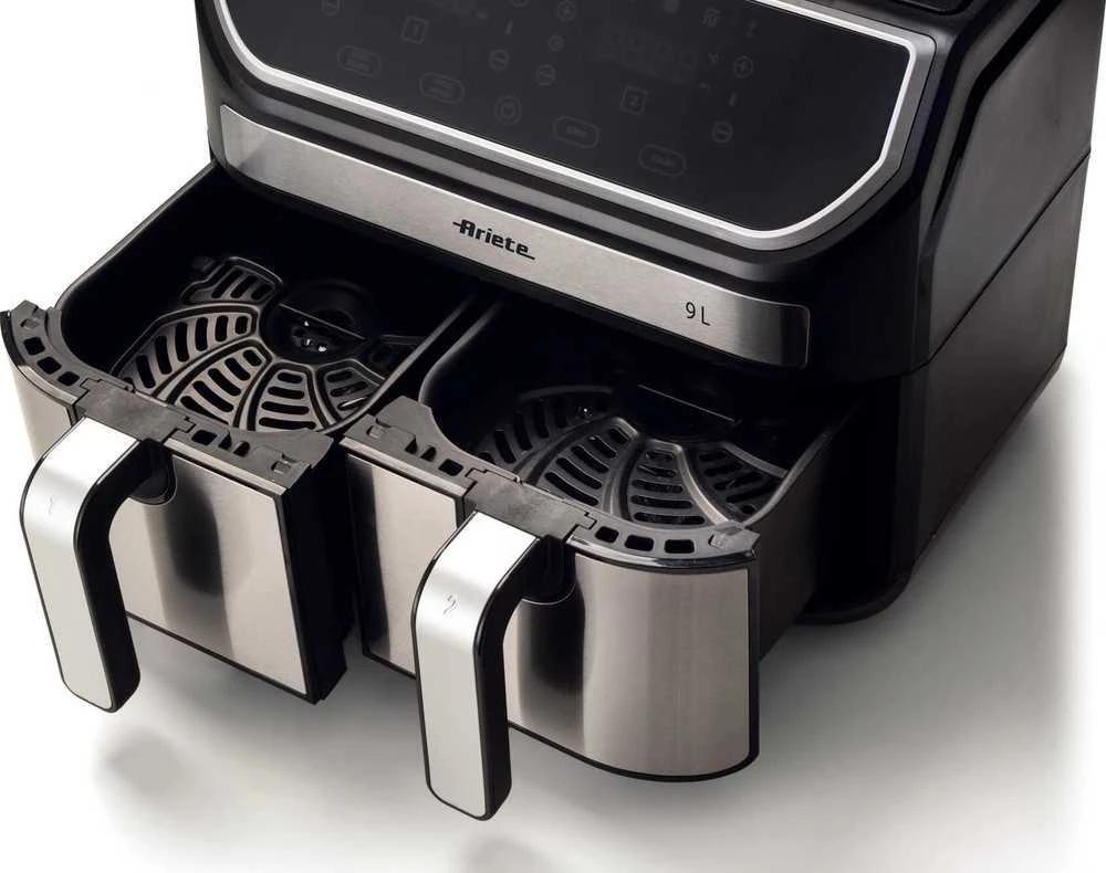 Gruzdintuvė Ariete 4625/00 Air Fryer Dual 9 l juodai-sidabrinis