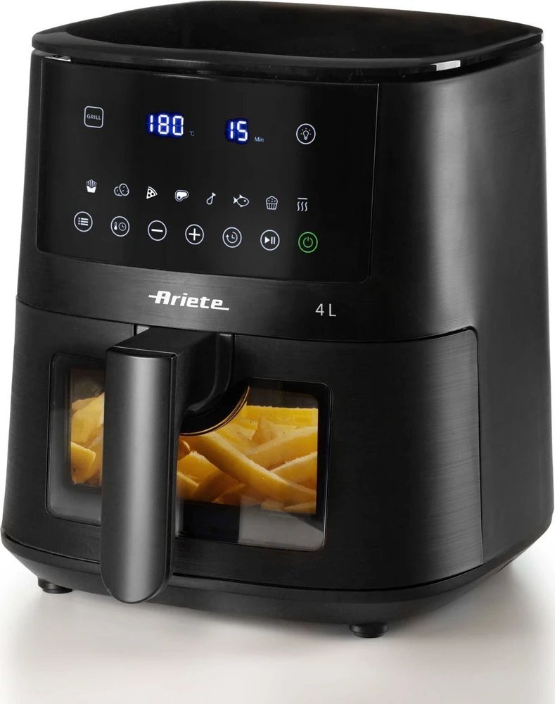 4633 Ariete Airy Fryer 4L karšto oro gruzdintuvė Juodas