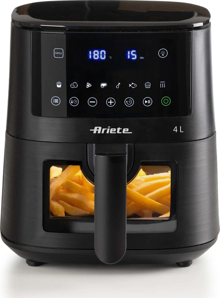 4633 Ariete Airy Fryer 4L karšto oro gruzdintuvė Juodas