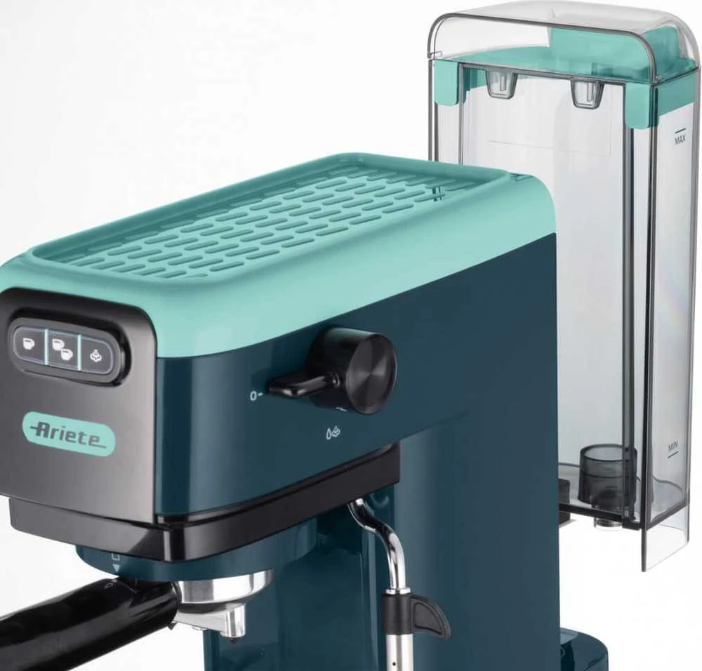 Slėginis kavos aparatas Ariete 1399/17 Smart Slim Espresso Light Aquamarine