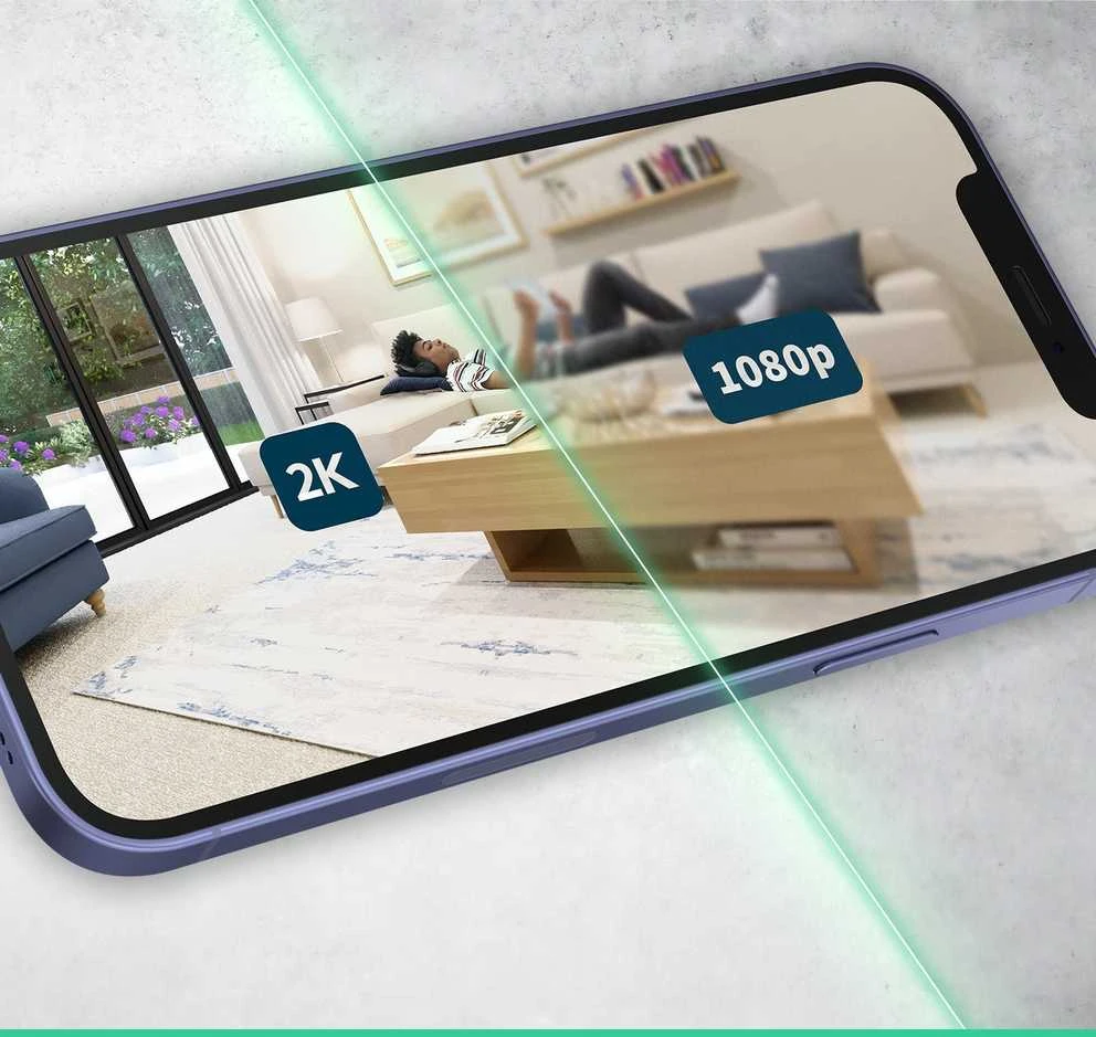Arlo vidaus stebėjimo kamerų rinkinys 2K su Wi-Fi, VMC3260-100EUS