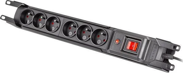 ARMAC Multi M6 Apsaugos nuo viršįtampių stovas 19 colių 6x IEC 3m juodas
