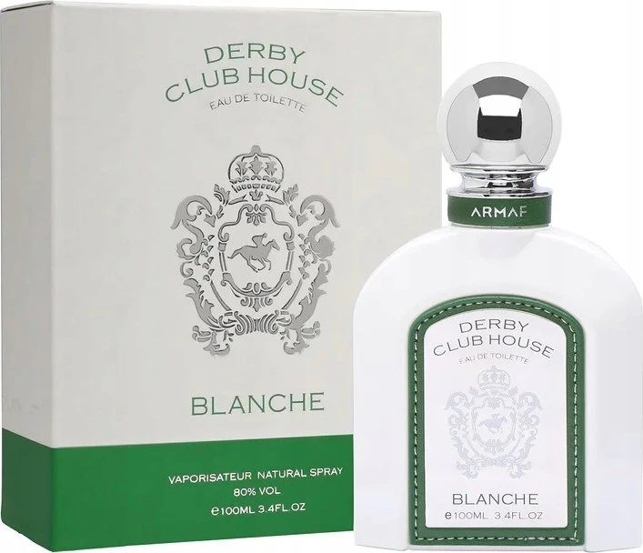 Armaf Derby Club House Blanche EDT tualetinis vanduo vyrams, 100 ml
