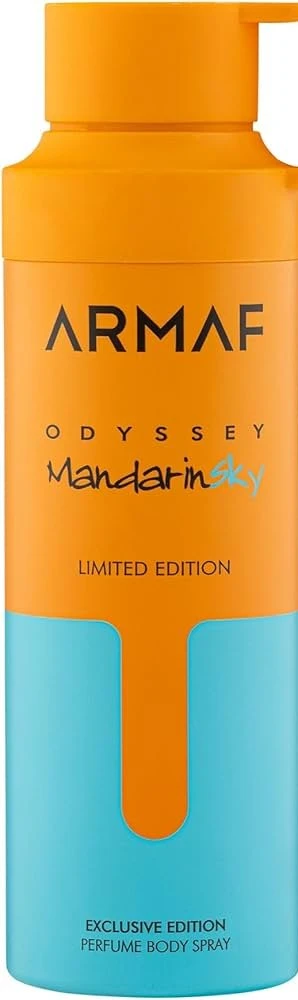 Armaf Oddisey Mandarin Sky Purškiklis Corporal Perfumado Edicion Limitada, 200 ml Purškiklis