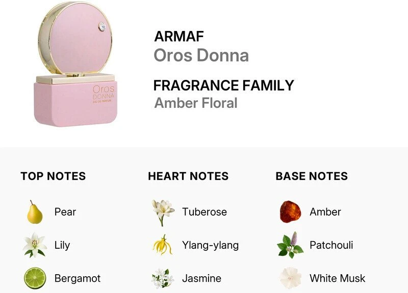 Armaf Oros Donna EDP parfumuotas vanduo moterims, 100 ml