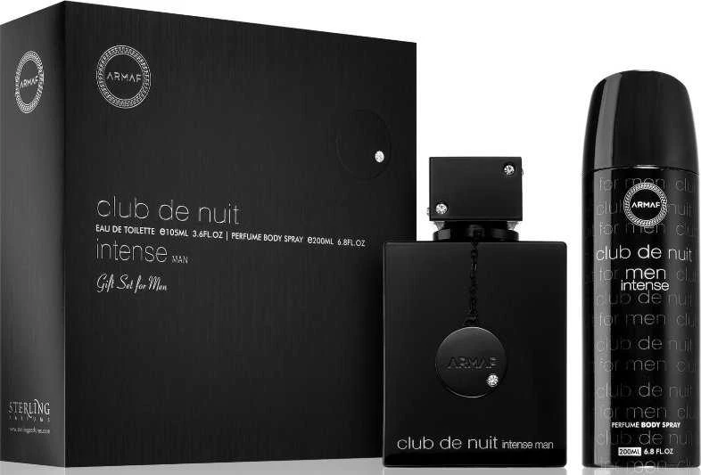 Armaf Club de Nuit Intense Man EDT rinkinys vyrams (EDT 105 ml + Body Purškiklis 200 ml)