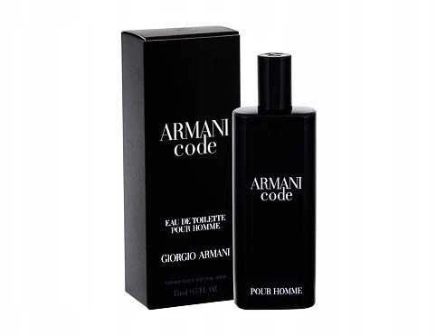Giorgio Armani Code EDT tualetinis vanduo vyrams, 15 ml