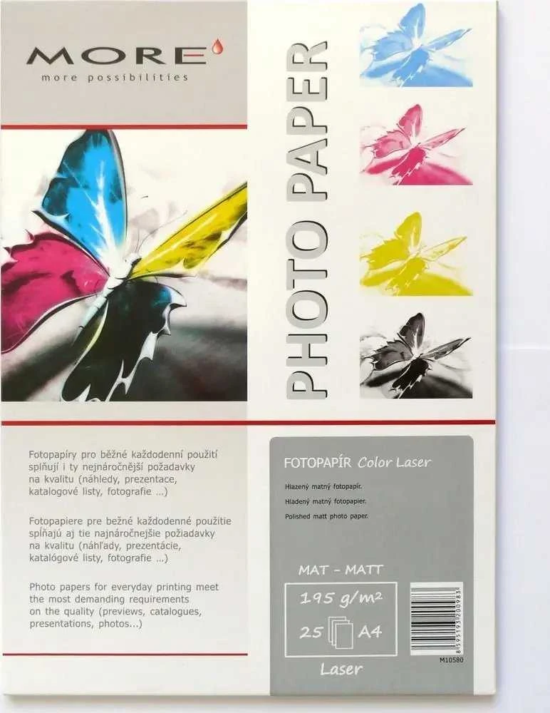 ARMOR More Smoothed Color Lazerinis popierius; 195g/m2; matinis, 25 lapai, A4