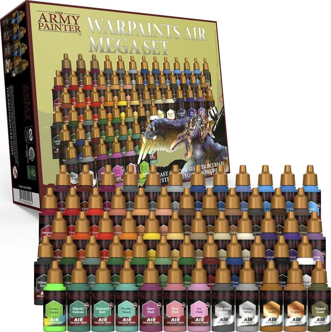 Army Painter Akriliniai dažai Warpaints Air Mega Set