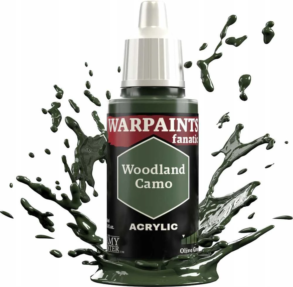 „Army Painter Warpaints Fanatic“: „Woodland Camo“.