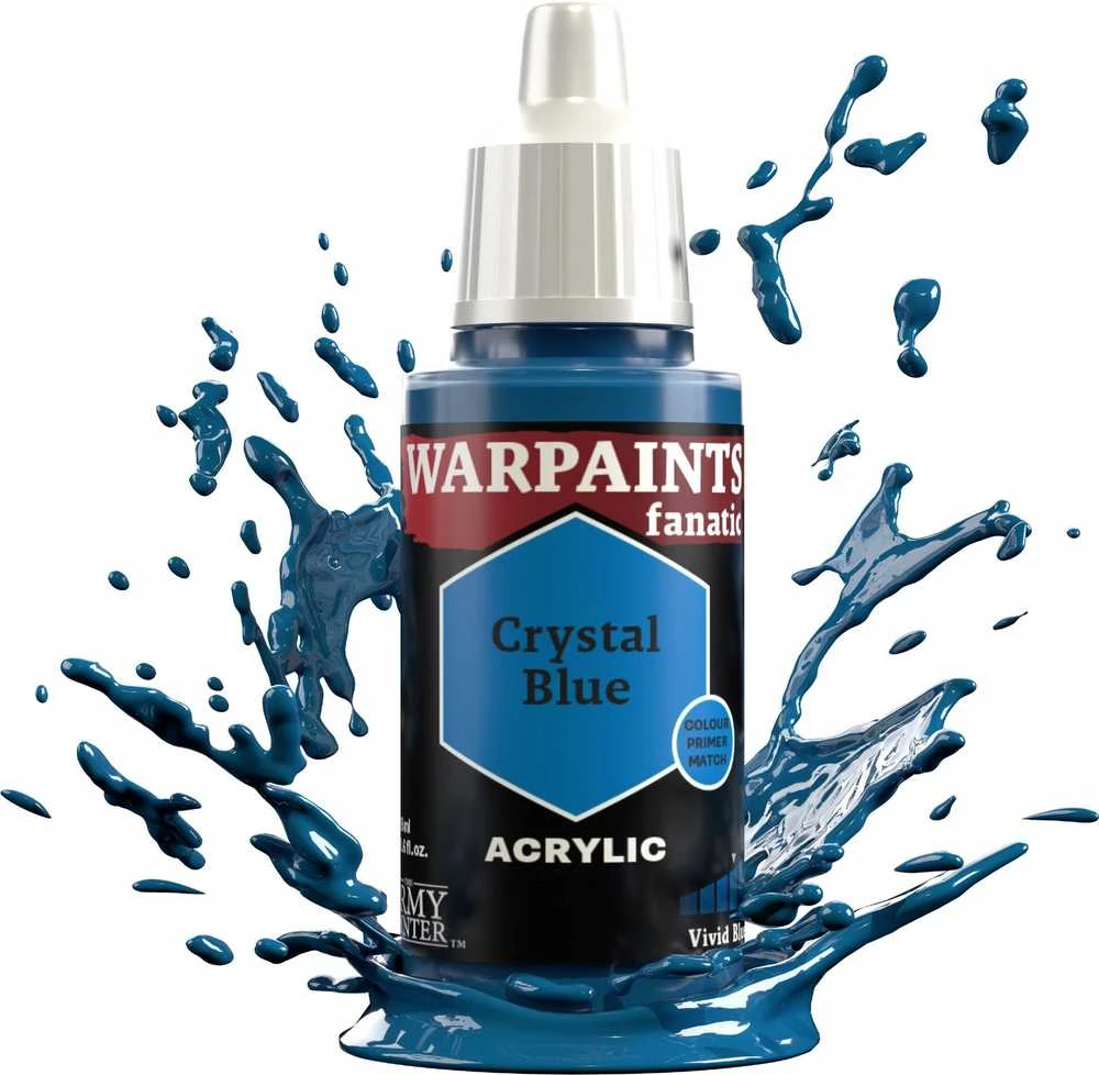 Army Painter Warpaints Fanatic: Crystal Mėlyna