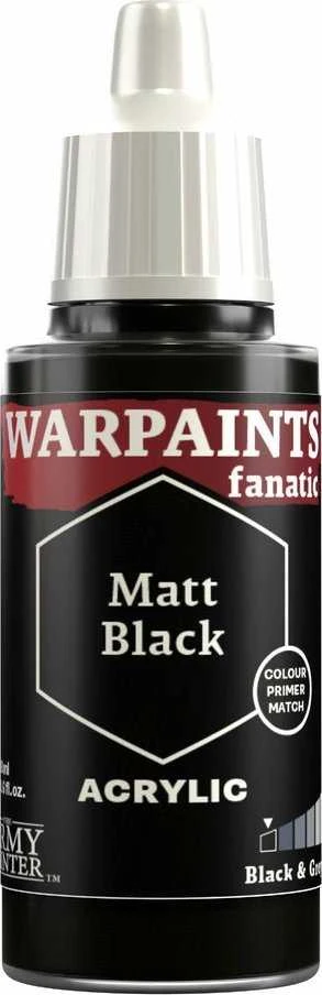Army Painter Warpaints Fanatic: Mattas Juodas