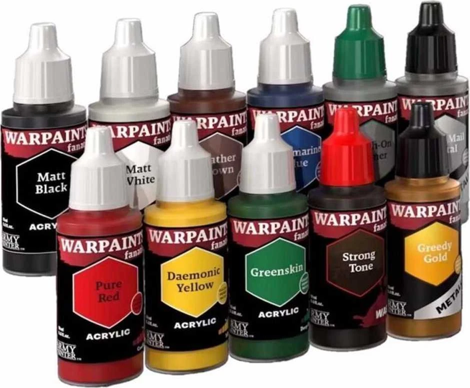 „The Army Painter“ – „Warpaints Fanatic“: pradžios rinkinys
