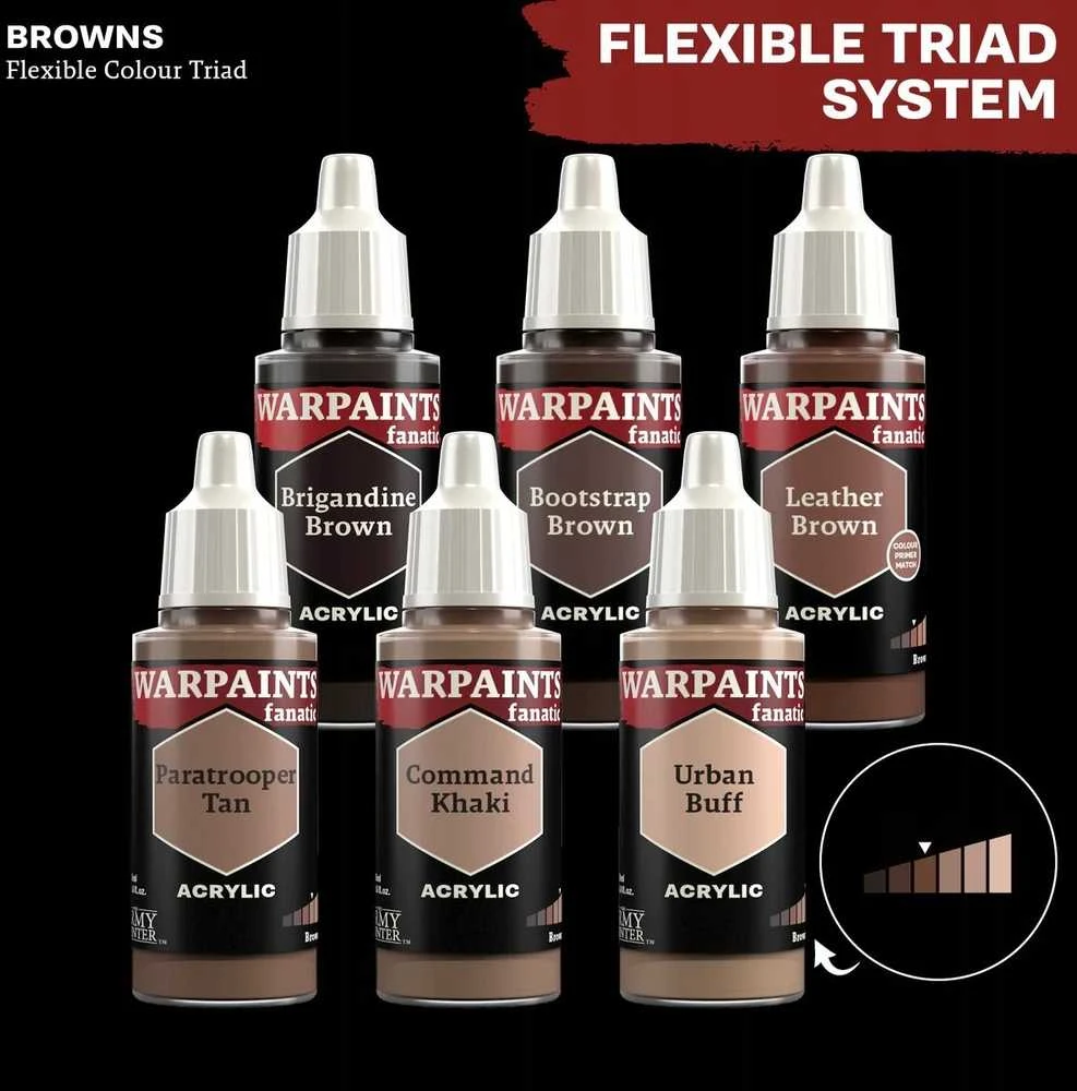 Army Painter Armijos tapytojas Warpaints Fanatic: Leather Brown
