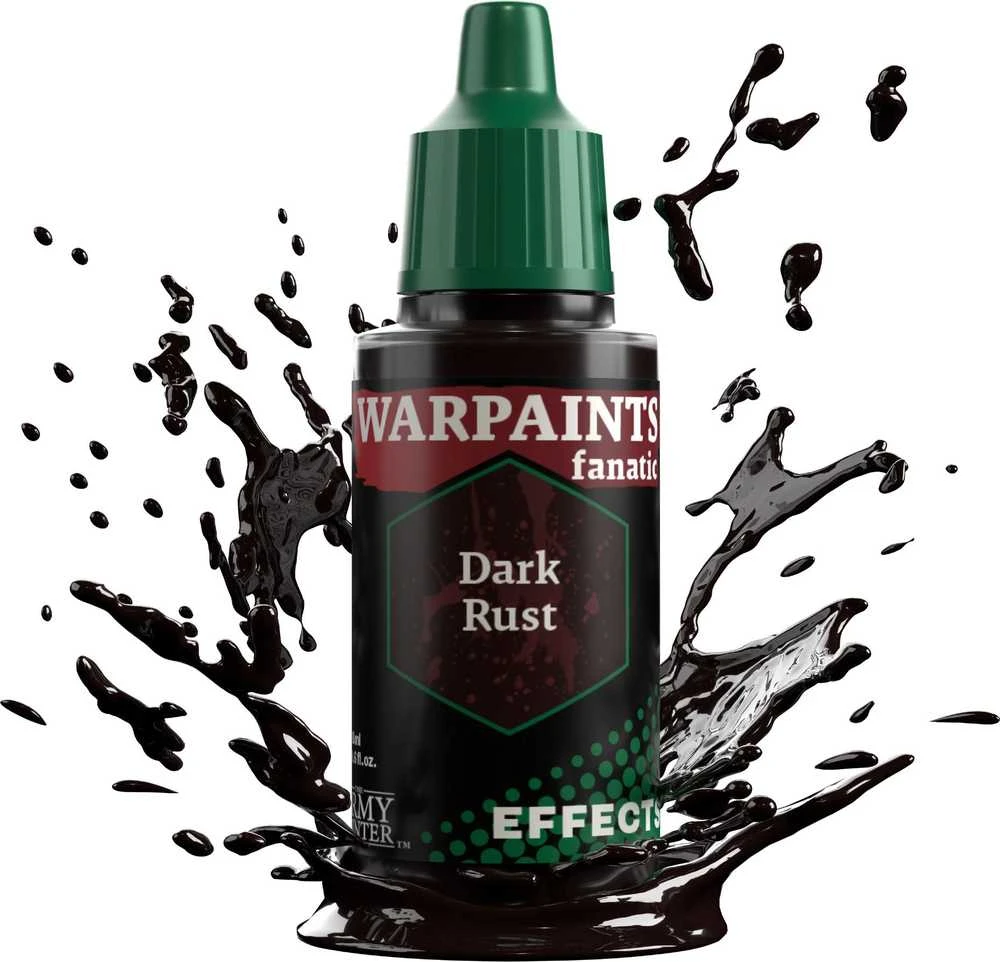 „Army Painter Warpaints“ fanatiškus efektus: tamsią rūdis