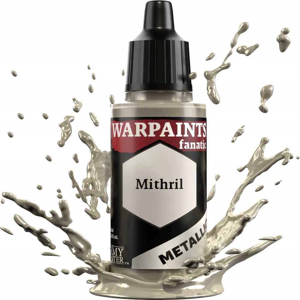 Army Painter Kariuomenės tapytojas nuspalvina fanatinį metalą: Mithril