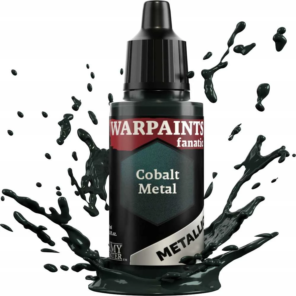 Army Painter Kariuomenės tapytojas nuspalvina fanatinį metalą: kobalto metalą
