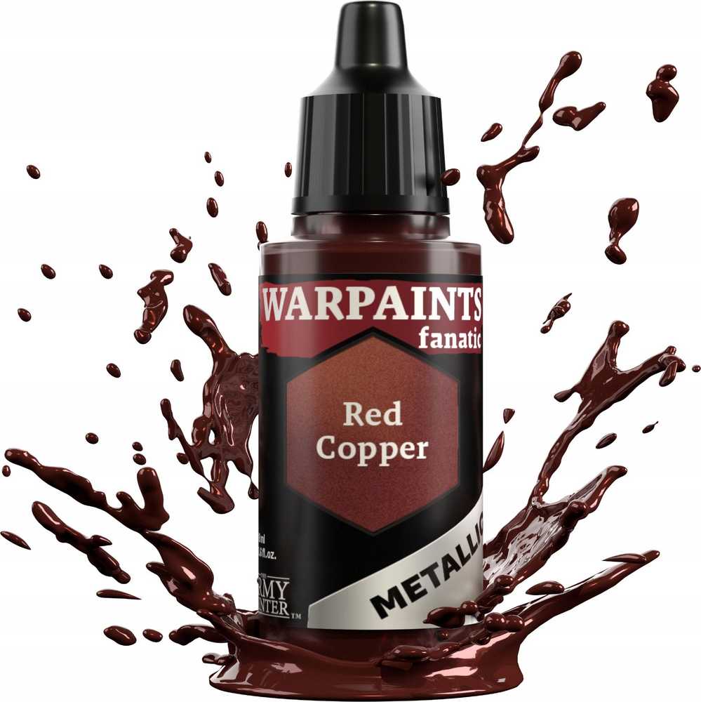 Army Painter Kariuomenės tapytojas nuspalvina fanatinį metalą: Raudona Copper